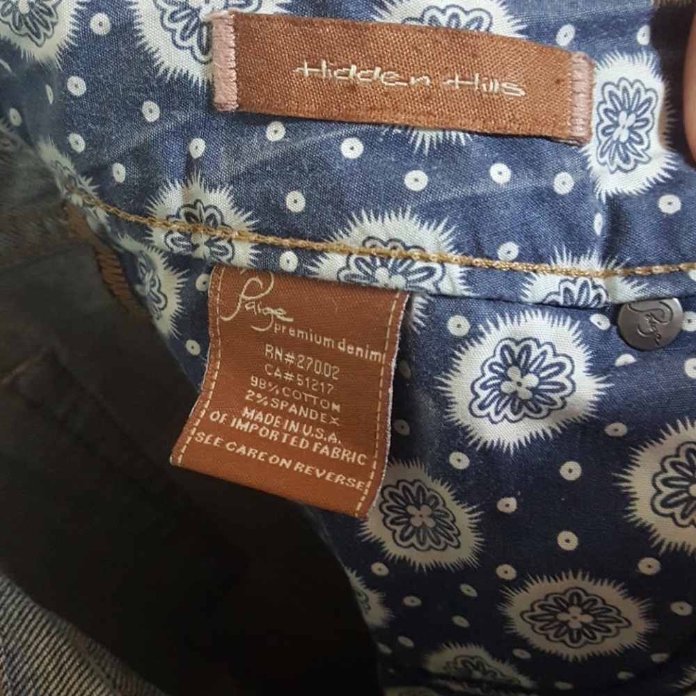 Paige jeans hidden hills straight leg SZ 29 - Picture 5 of 8